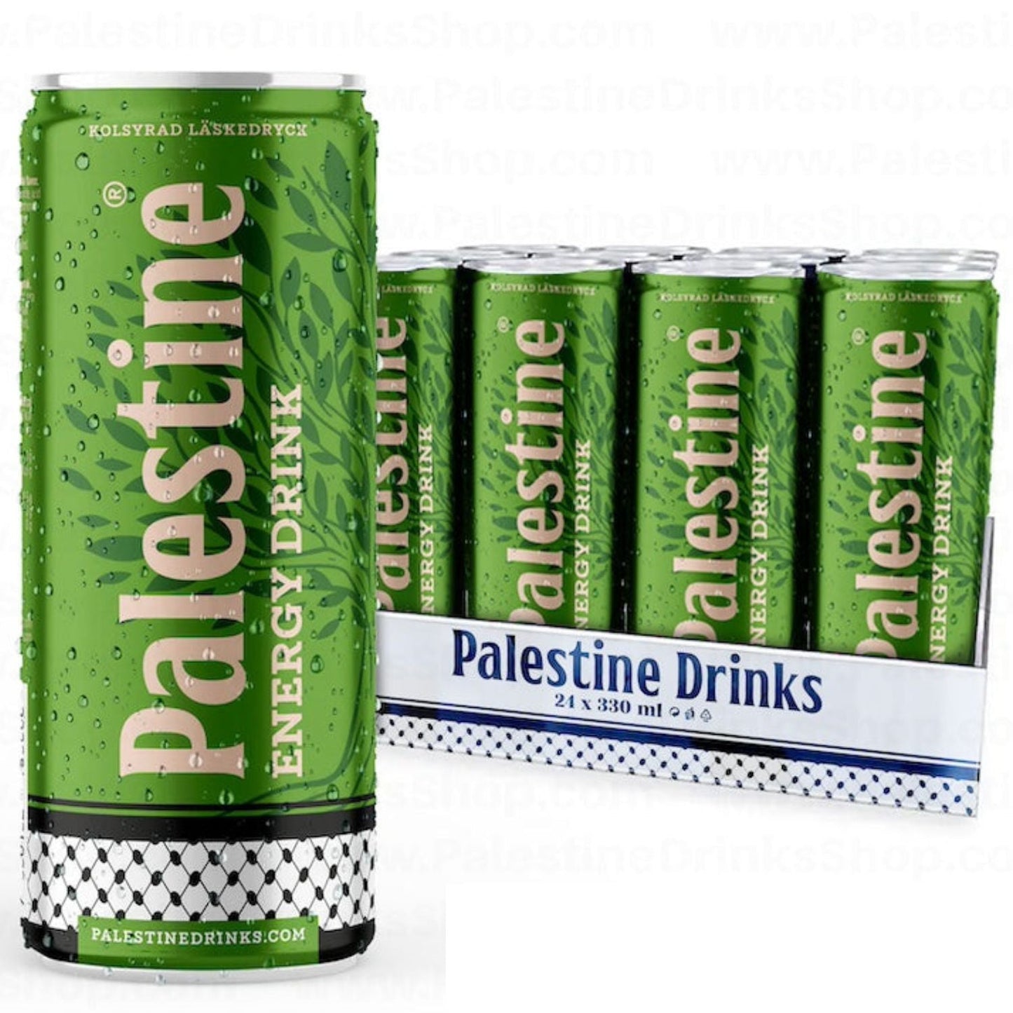 Palestine Drinks Energy Drink - blikje detail