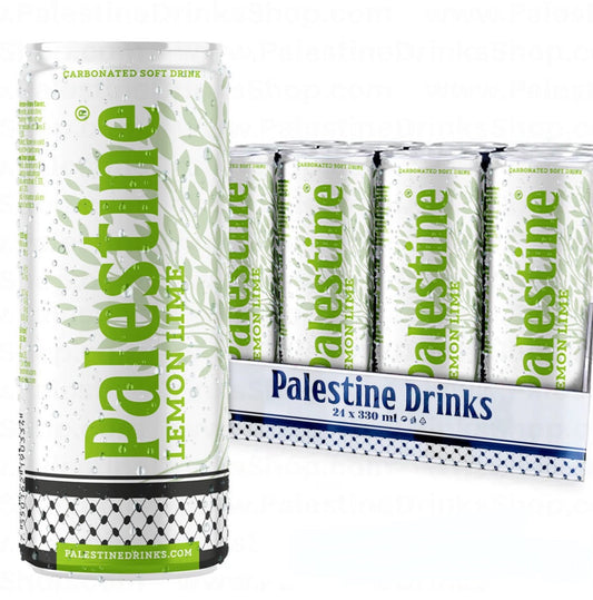 Palestine Drinks Lemon Lime - blikje detail