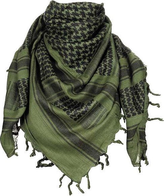 Kufiya Keffiyeh Palestijnse sjaal - Groen zwart