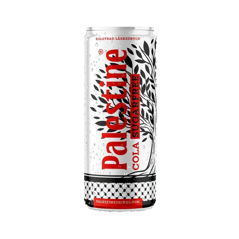 Palestine Drinks Cola Sugarfree - tray 24 blikjes